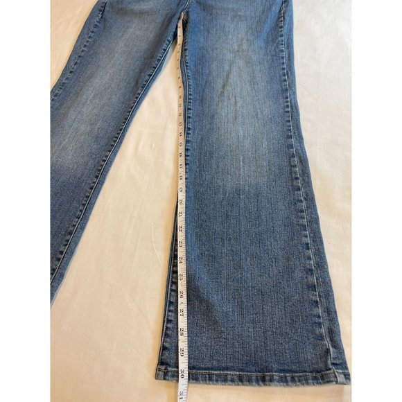 Ashley Womens Jeans Vintage 1980s Bootcut Leg Mid Rise Cotton Blue SZ 14 Average - Picture 6 of 10